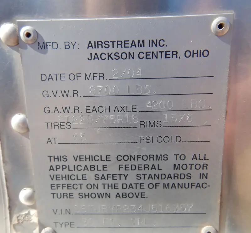 2004 Airstream photo 91