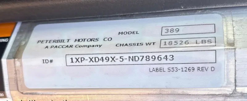 2022 Peterbilt 389 photo 182